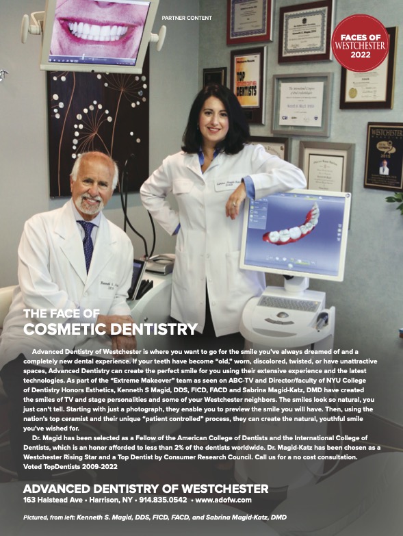 Cosmetic Dentistry Westchester Magazine Dr. Kenneth Magid DDS